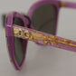 Elegant Violet Acetate Sunglasses