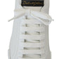 Exquisite Black and White Portofino Sneakers