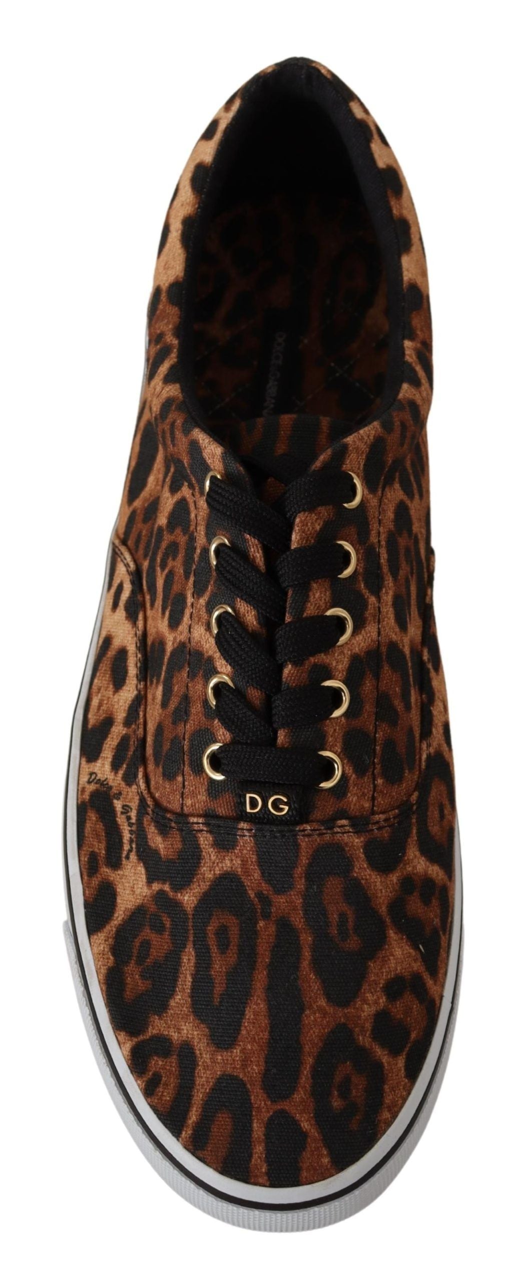 Leopard Print Canvas Sneakers