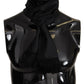 Elegant Black Silk Men's Scarf