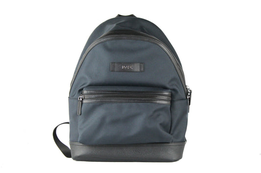 Kent Sport Mens Navy Blue Canvas Fabric Shoulder Backpack Book Bag