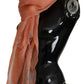 Elegant Orange Linen Shawl Wrap Scarf