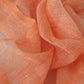 Elegant Orange Linen Shawl Wrap Scarf