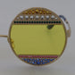 Crystal Embellished Gold Oval Sunglasses
