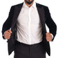 Elegant Two-Piece Velvet Suit in Blue