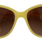Chic Yellow Acetate Gradient Sunglasses