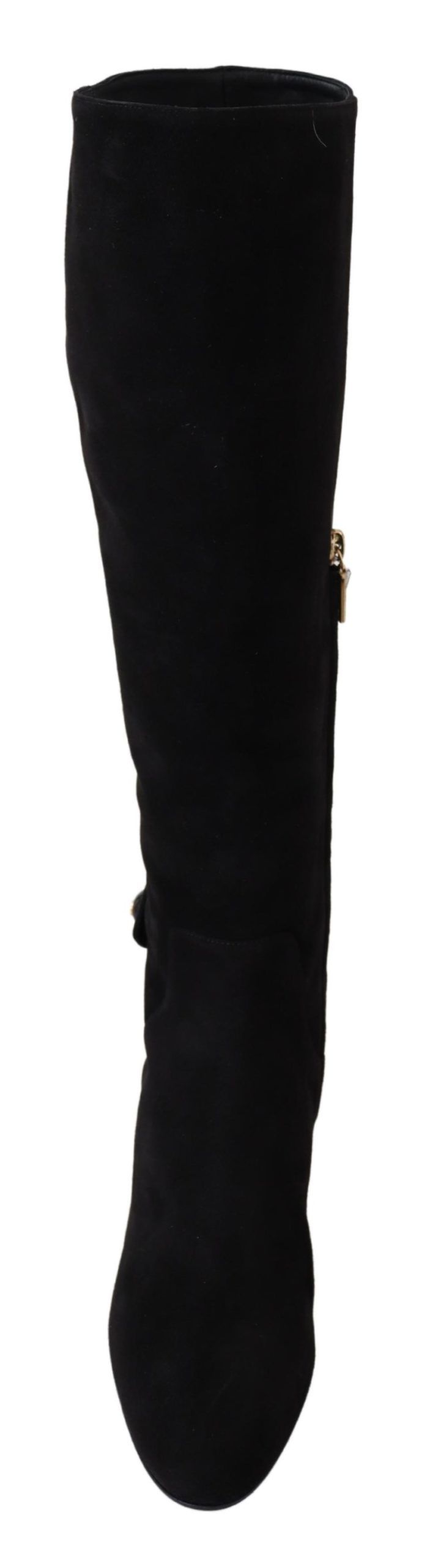 Elegant Black Suede Vally Boots