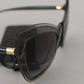 Elegant Grey Gradient Designer Sunglasses