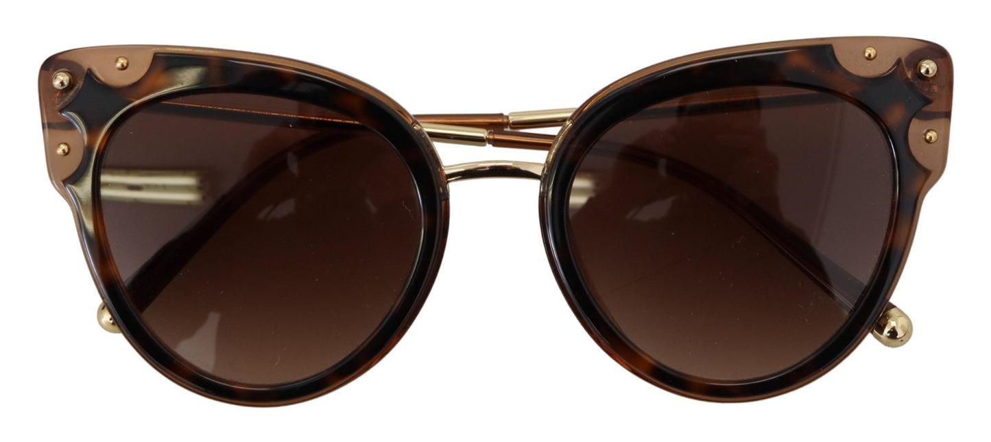 Elegant Brown Acetate Ladies Sunglasses