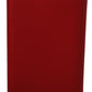 Elegant Red Leather Bifold Wallet with Crystal Accents