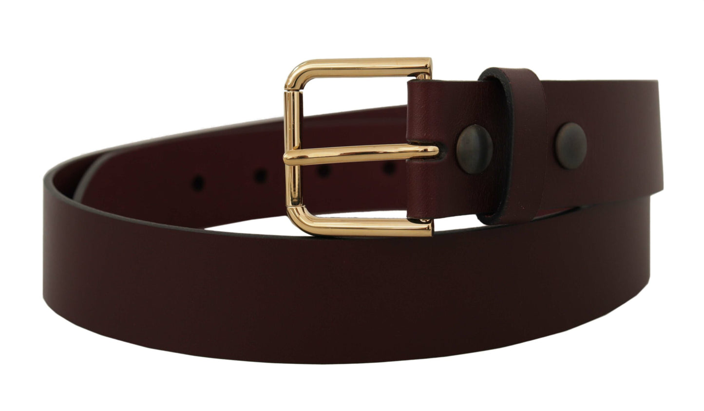 Chic Brown Leather Belt – Timeless Elegance