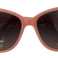 Elegant Pink Gradient Sunglasses