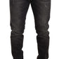 Elegant Slim Fit Gray Jeans