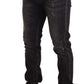 Elegant Slim Fit Gray Jeans
