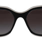 Chic Black Acetate Unisex Sunglasses