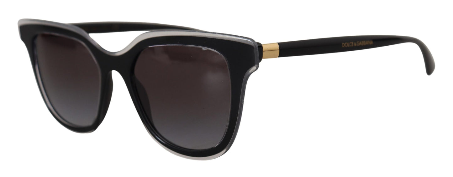 Chic Black Acetate Unisex Sunglasses