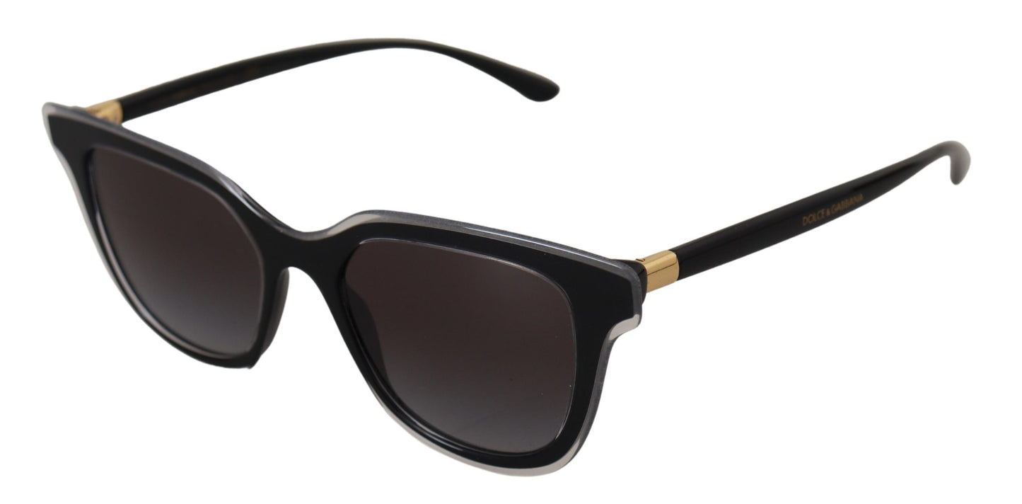 Chic Black Acetate Unisex Sunglasses