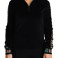 Velvet Monogram Jacquard Sweatshirt