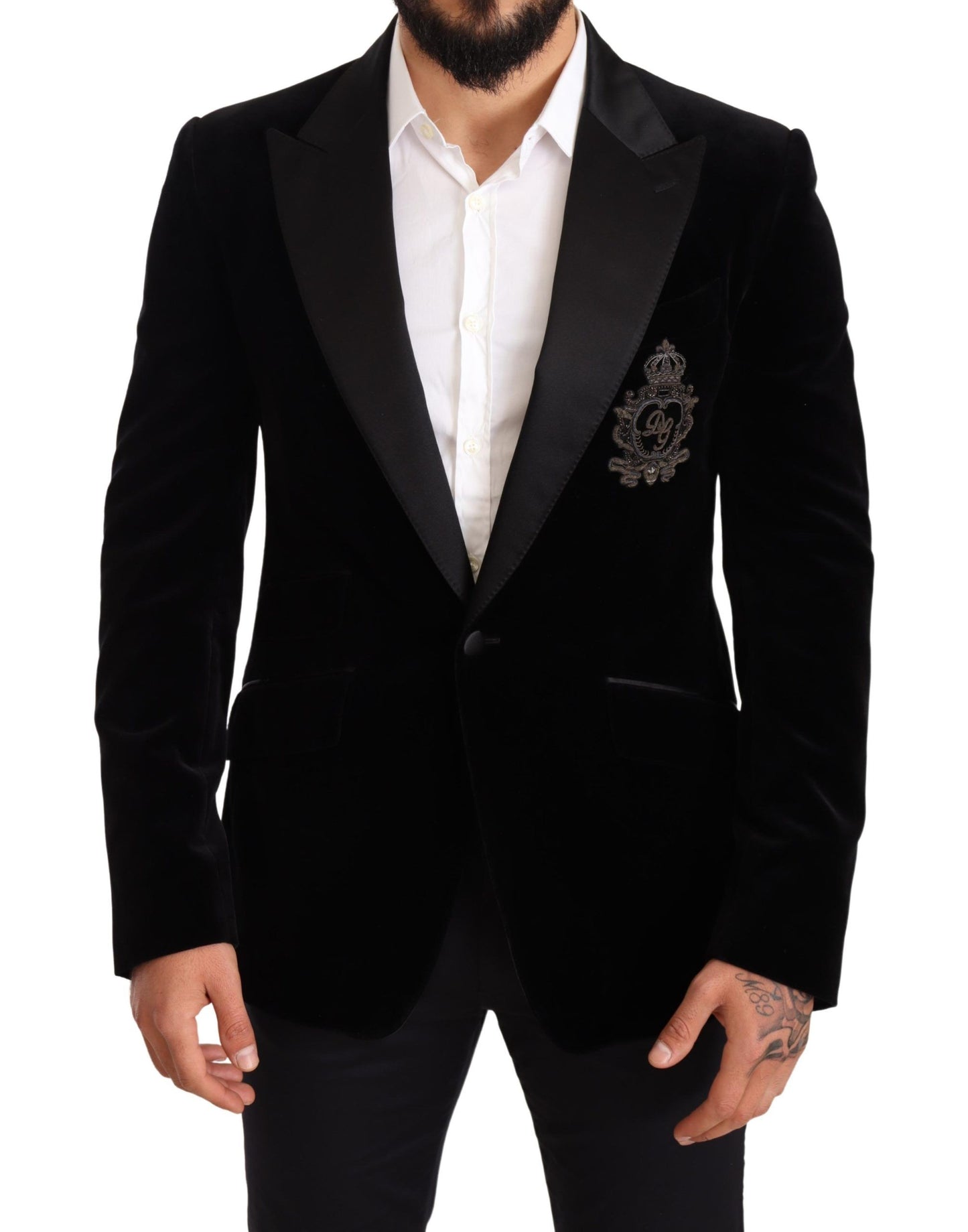 Elegant Slim Fit Sicilia Blazer with Embroidery