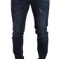 Chic Slim Fit Blue Skinny Jeans