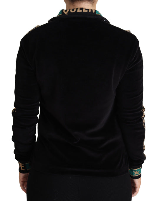 Velvet Monogram Jacquard Sweatshirt