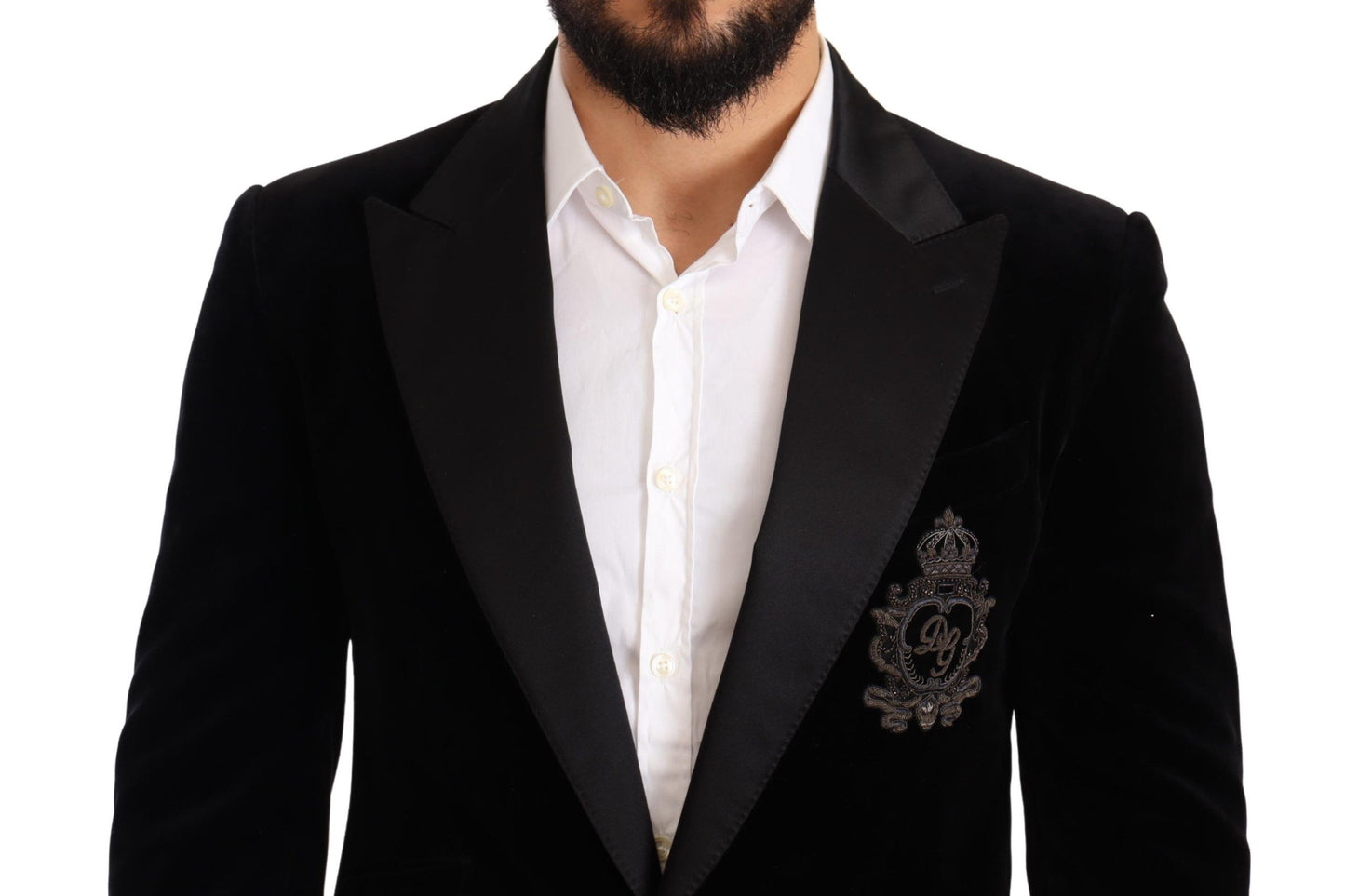 Elegant Slim Fit Sicilia Blazer with Embroidery