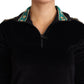 Velvet Monogram Jacquard Sweatshirt