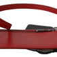 Elegant Red Leather Strap Wallet for Men