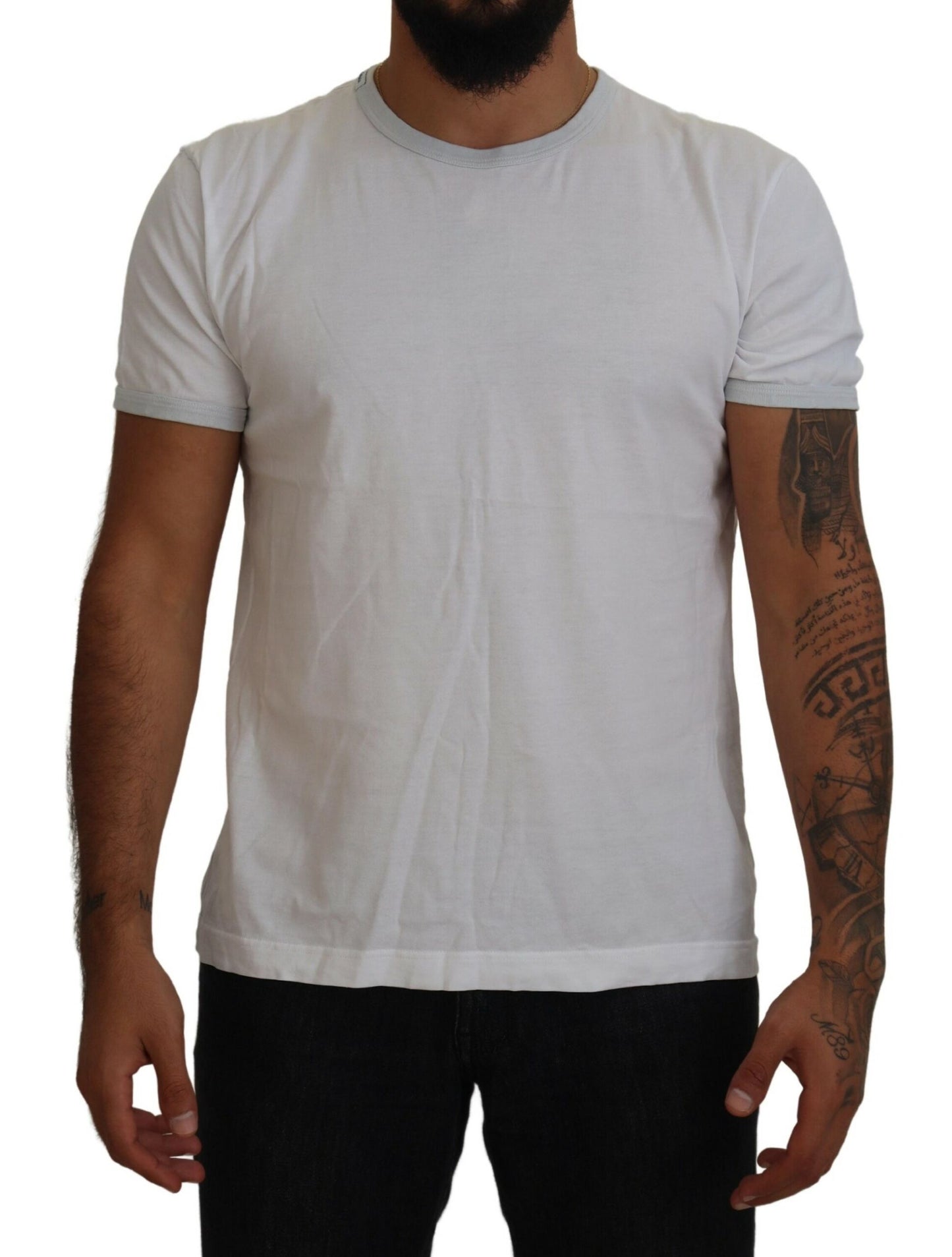 Elegant White Cotton Tee