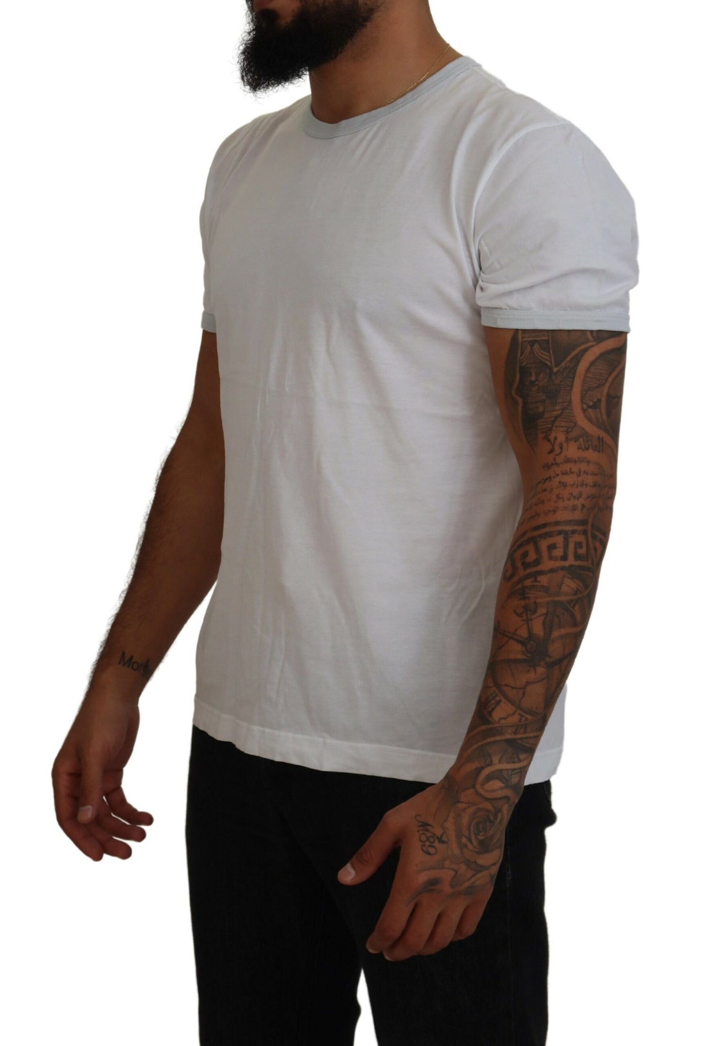 Elegant White Cotton Tee