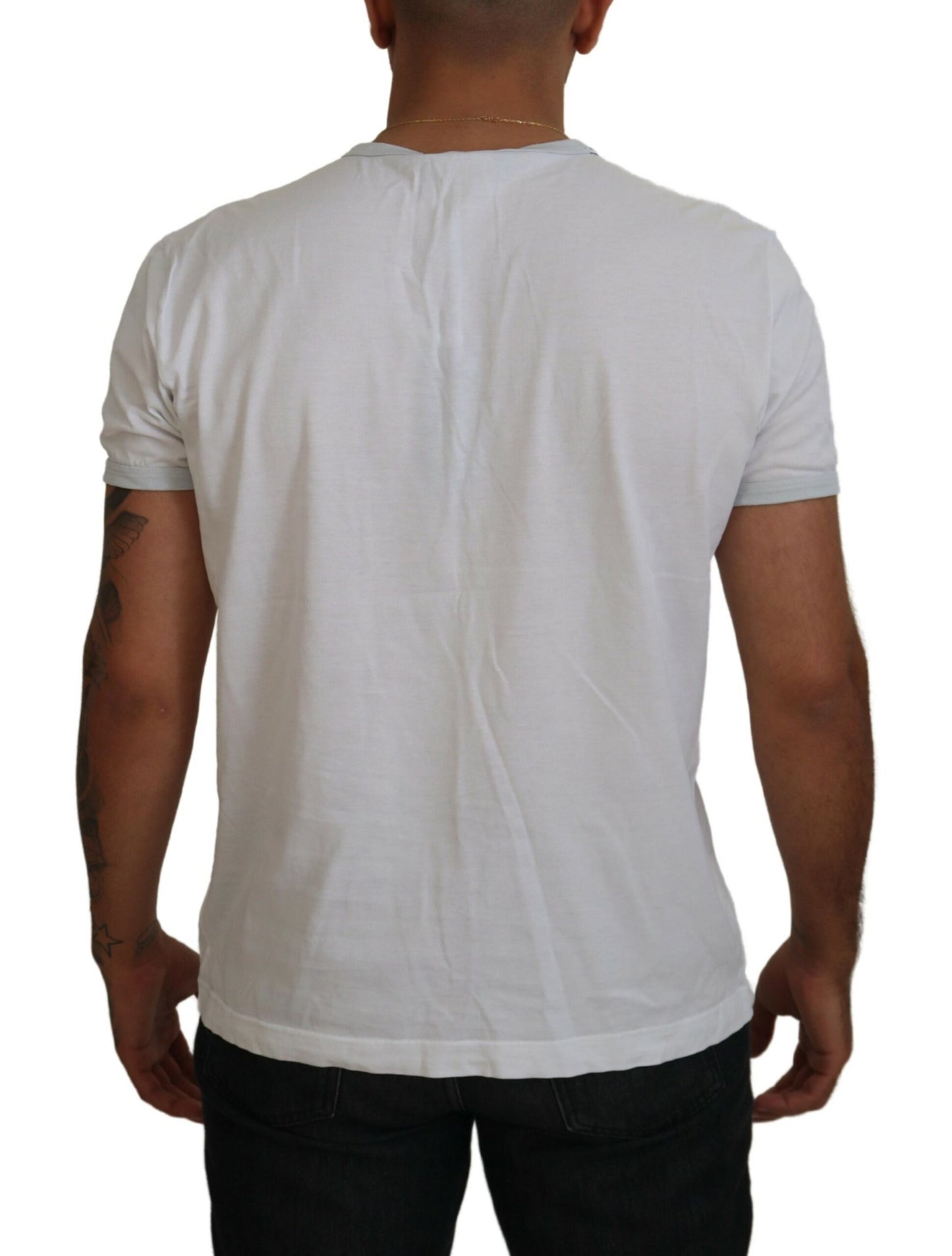 Elegant White Cotton Tee