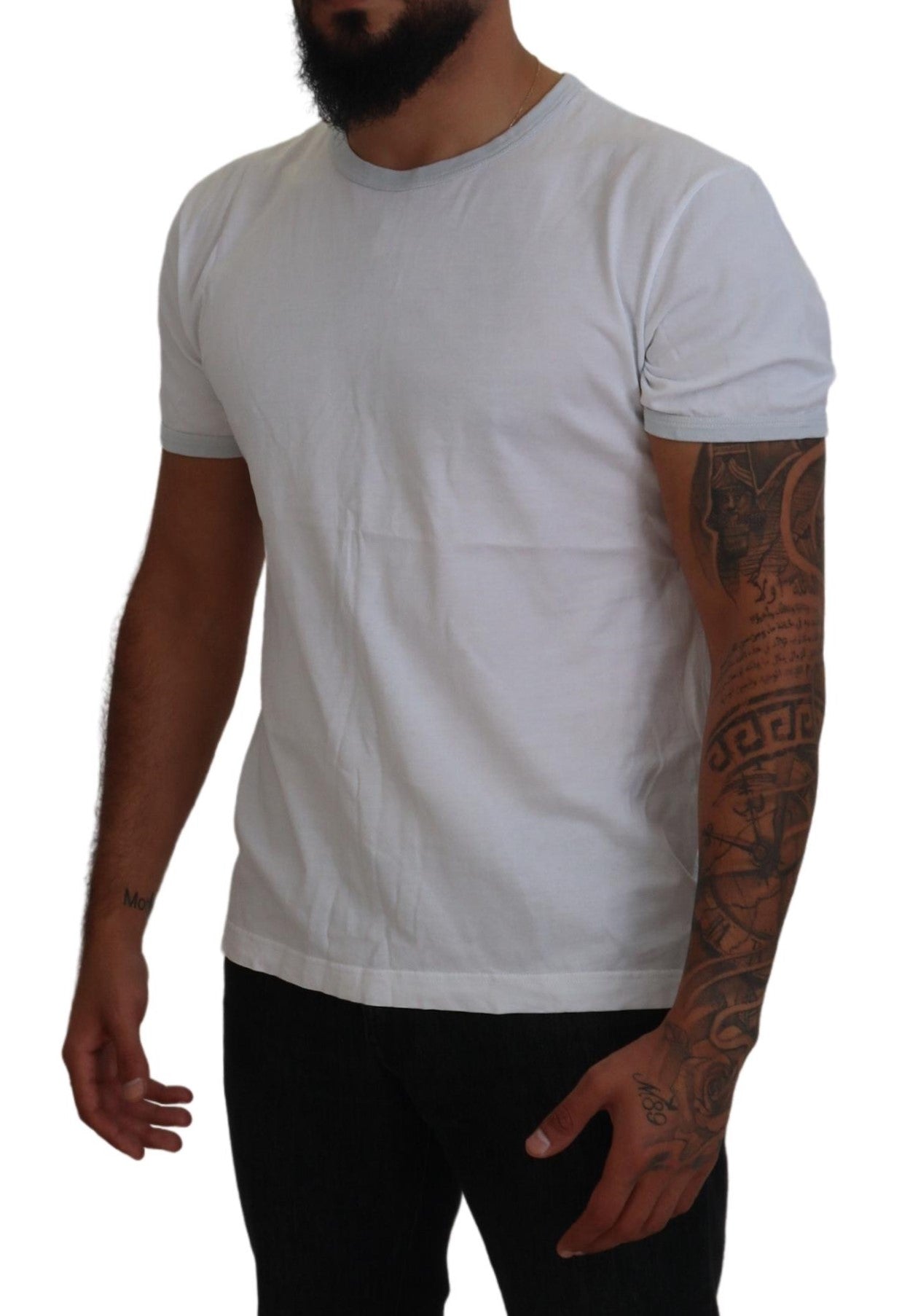 Elegant White Cotton Tee