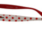 Chic Red and White Polka Dot Sunglasses