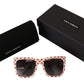 Chic Red and White Polka Dot Sunglasses