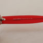 Chic Red Lace-Inspired Designer Sunglasses