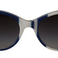 Elegant Blue & White Gradient Sunglasses