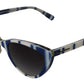 Elegant Blue & White Gradient Sunglasses