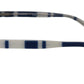 Elegant Blue & White Gradient Sunglasses