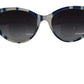 Elegant Blue & White Gradient Sunglasses