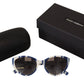 Elegant Blue & White Gradient Sunglasses