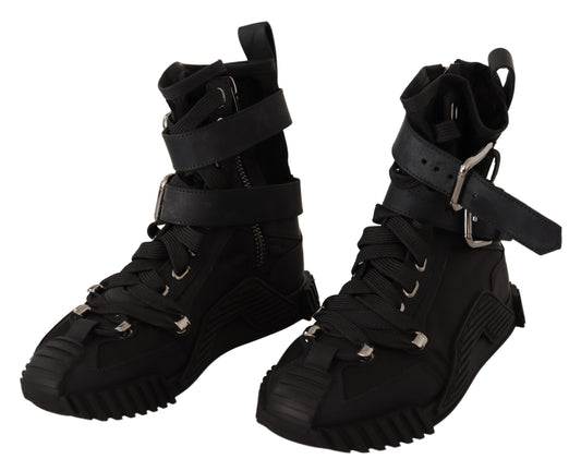 Elevated Trekking Boots with Sculpted Overlays