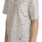 Algebra Print Round Neck Cotton Tee
