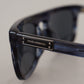 Chic Blue Gradient Sunglasses