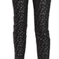 Chic Low Waist Skinny Pants in Black Gray