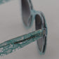 Sicilian Lace Crystal-Infused Sunglasses