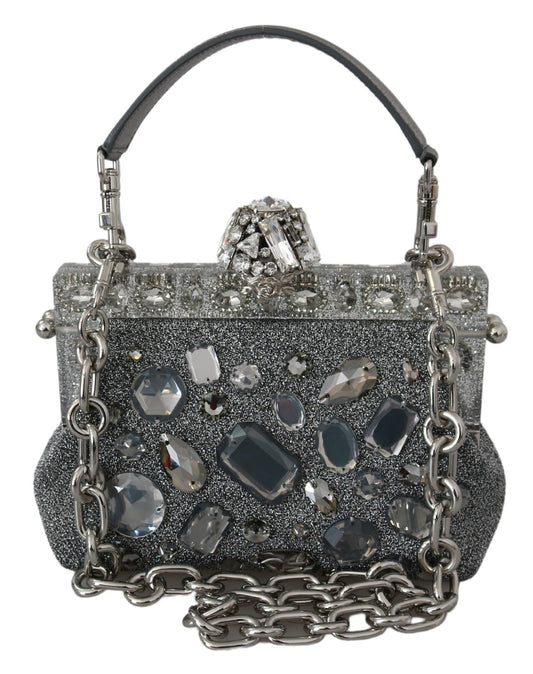 Elegant Crystal-Studded Evening Clutch