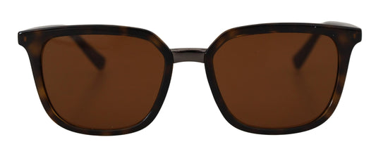 Elegant Unisex Brown Sunglasses