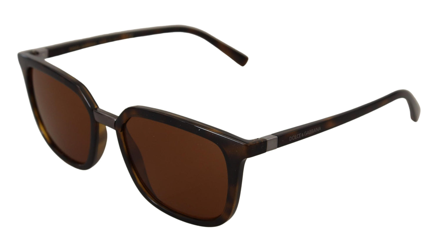 Elegant Unisex Brown Sunglasses