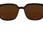 Elegant Unisex Brown Sunglasses