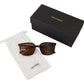 Elegant Unisex Brown Sunglasses